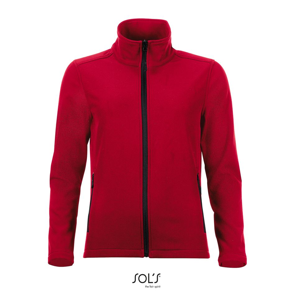 Softshell Con Cremallera Para Mujer SOL'S RACE WOMEN ROJO CHILI