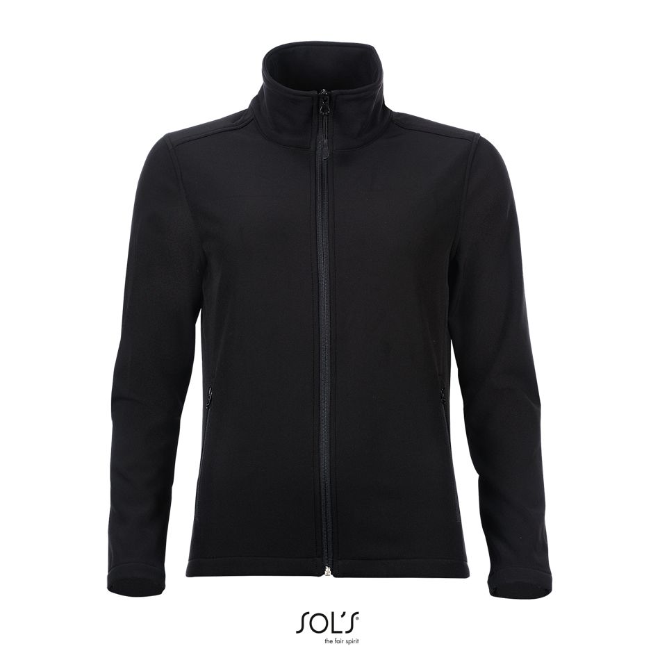 Softshell Con Cremallera Para Mujer SOL'S RACE WOMEN NEGRO