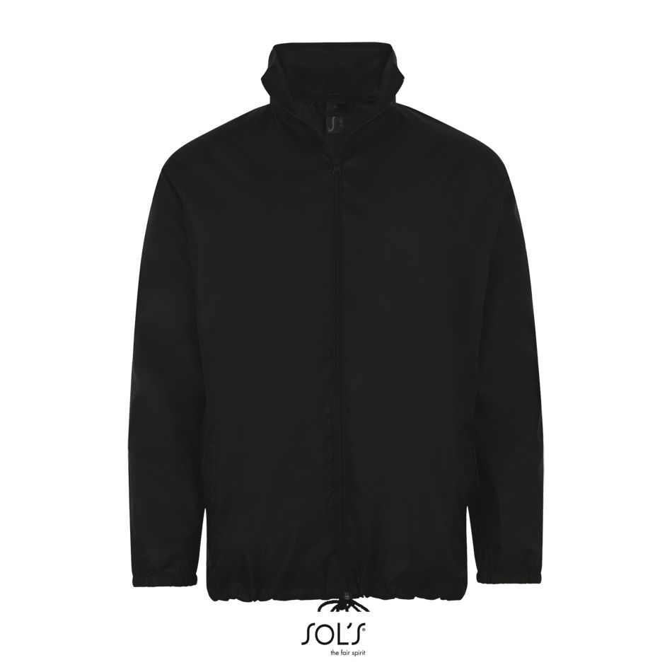 Cortaviento Unisex Hidrófugo SOL'S SHIFT NEGRO