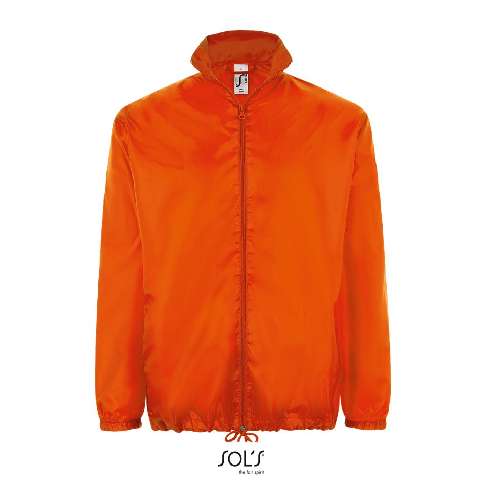 Cortaviento Unisex Hidrófugo SOL'S SHIFT NARANJA