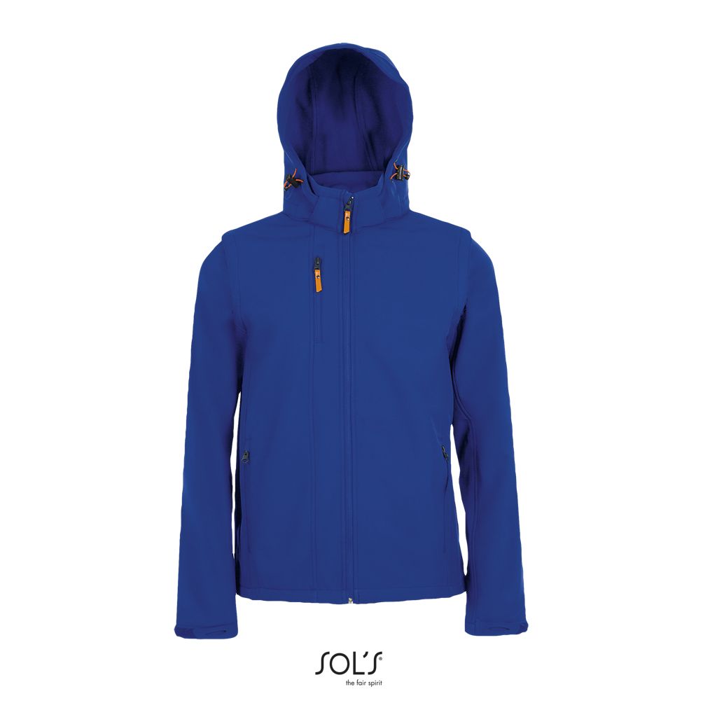 Softshell Con Capucha Y Mangas Extraibles SOL'S TRANSFORMER AZUL ROYAL