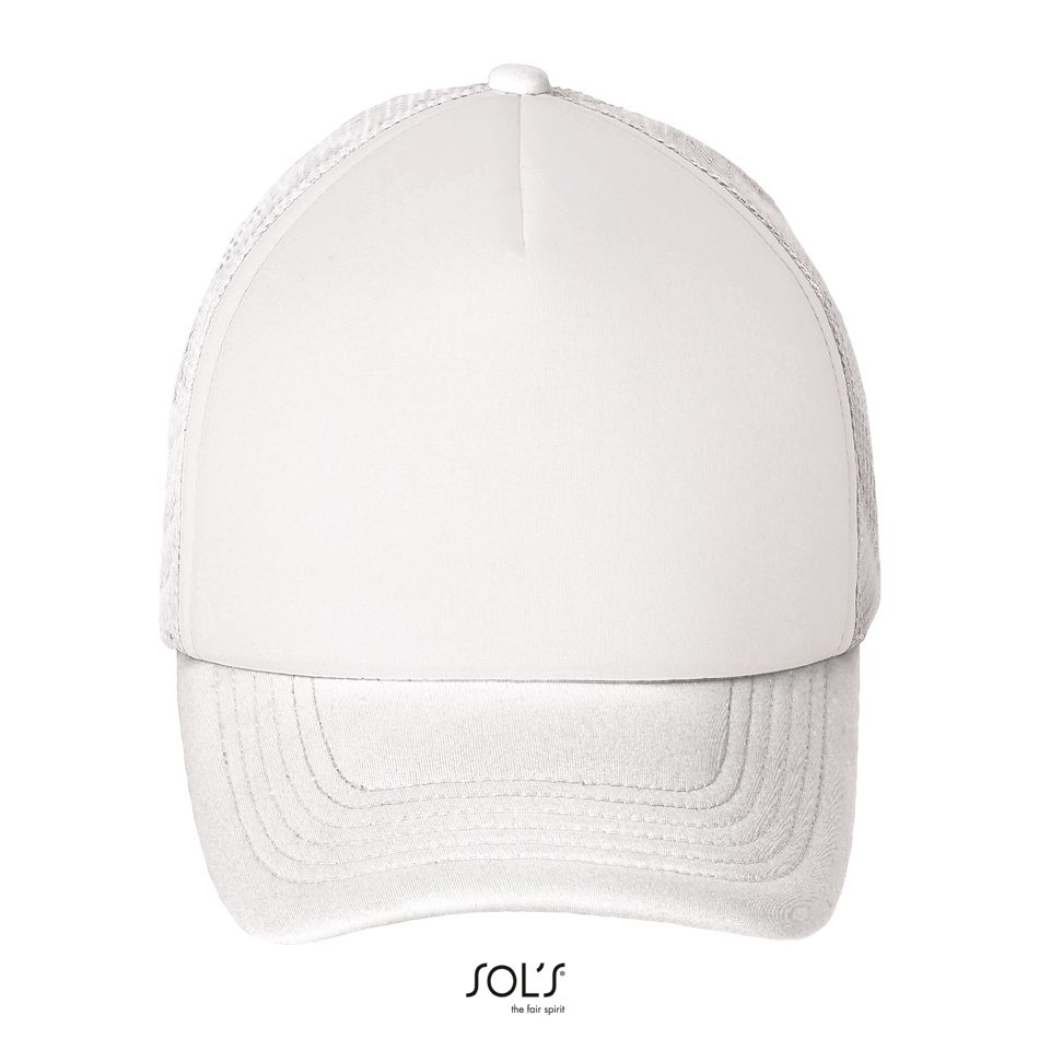 Gorra De Malla De 5 Paneles SOL'S BUBBLE BLANCO