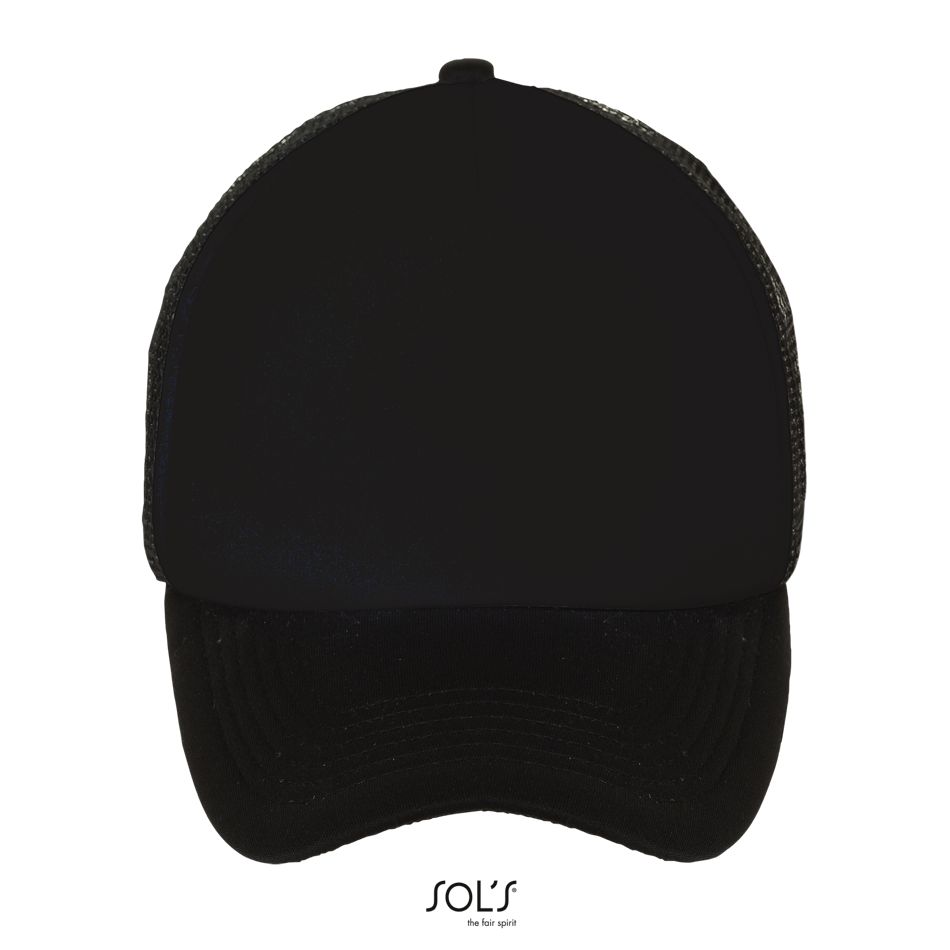Gorra De Malla De 5 Paneles SOL'S BUBBLE NEGRO