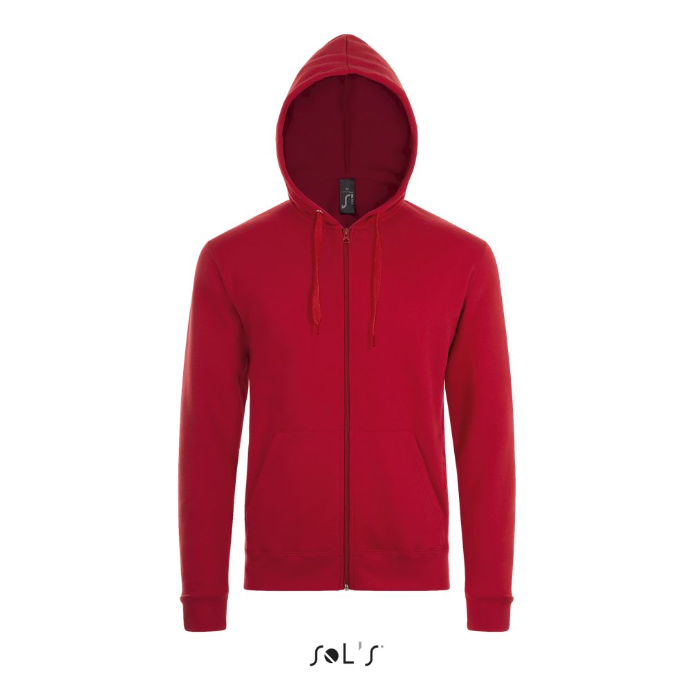 Sudadera Con Cremallera Unisex SOL'S STONE ROJO