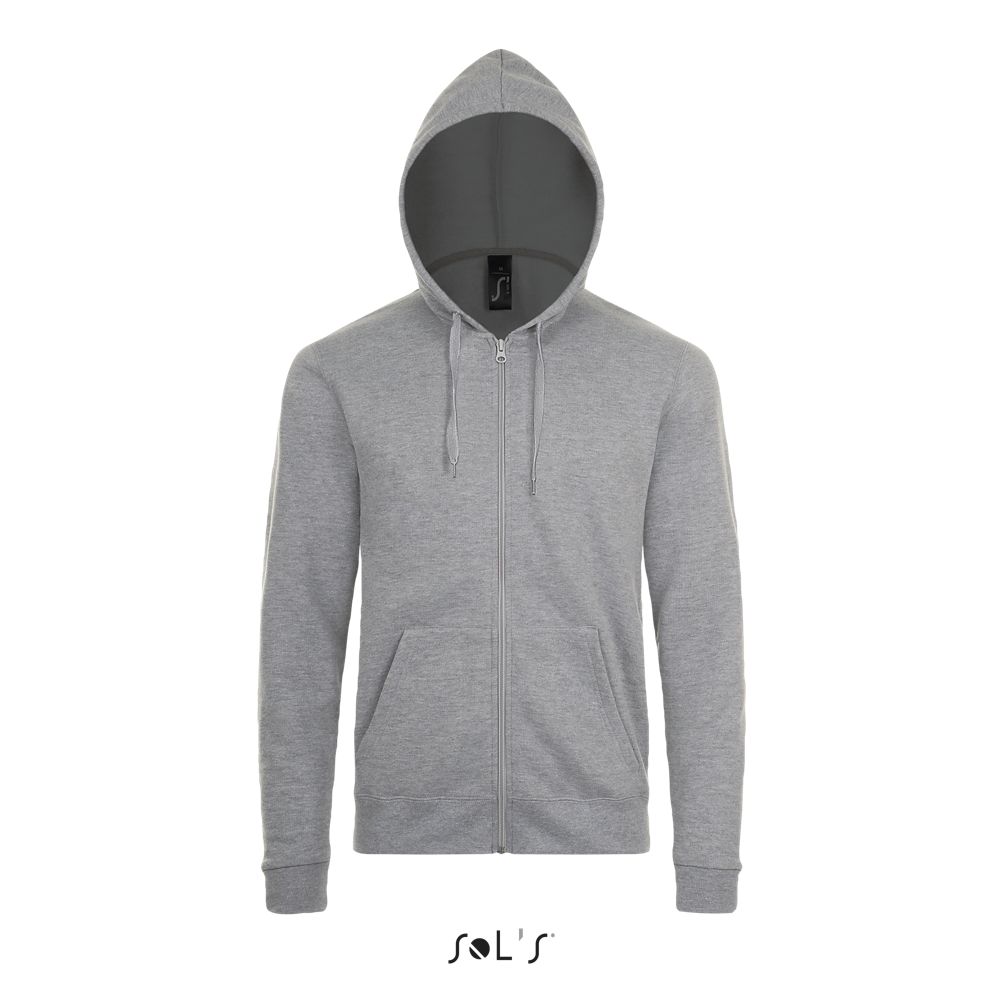 Sudadera Con Cremallera Unisex SOL'S STONE GRIS MEZCLA