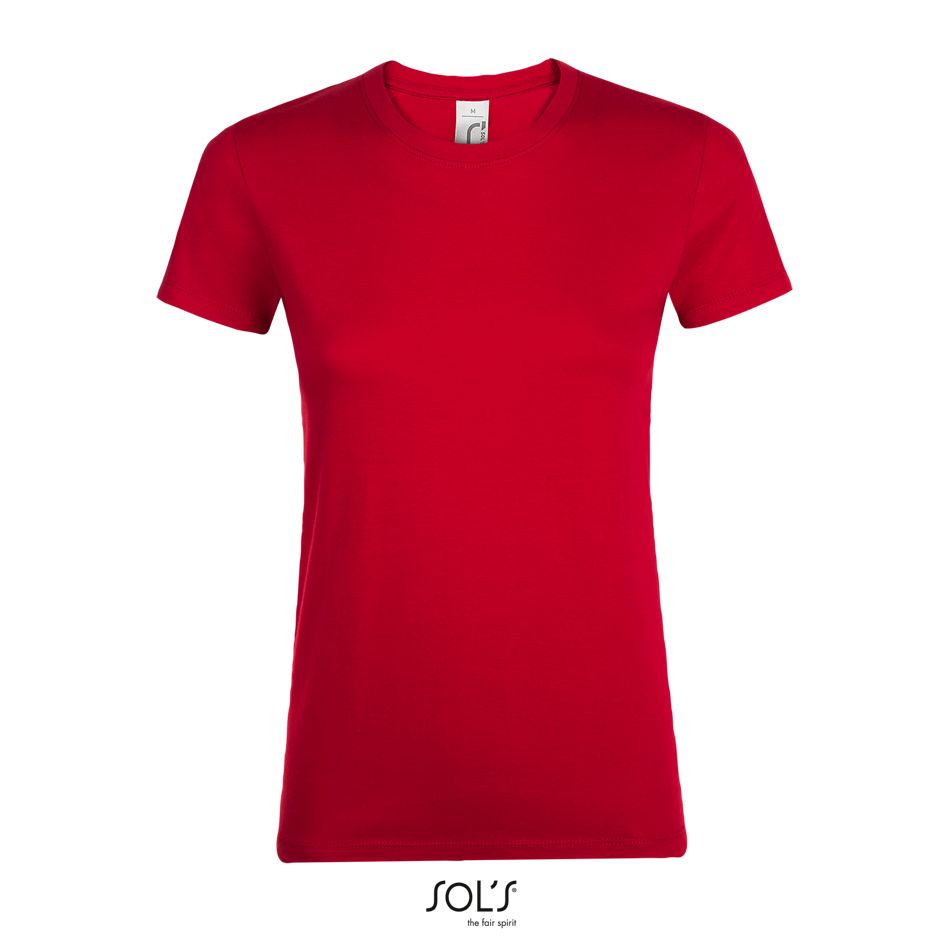 Camiseta De Mujer Cuello Redondo SOL'S REGENT WOMEN ROJO