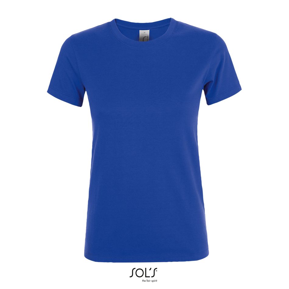 Camiseta De Mujer Cuello Redondo SOL'S REGENT WOMEN AZUL ROYAL