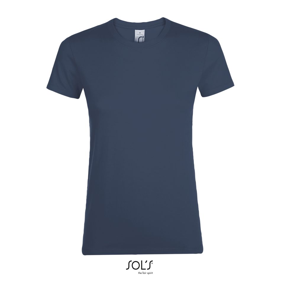 Camiseta De Mujer Cuello Redondo SOL'S REGENT WOMEN DENIM
