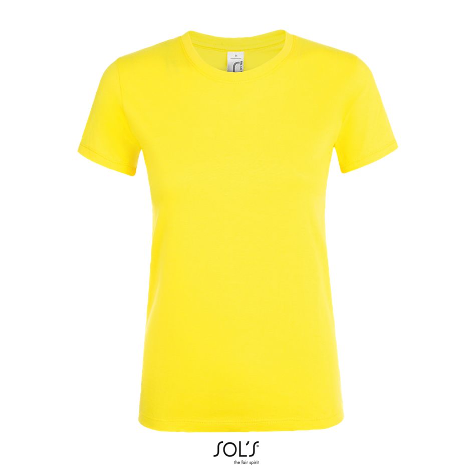 Camiseta De Mujer Cuello Redondo SOL'S REGENT WOMEN LIMÓN