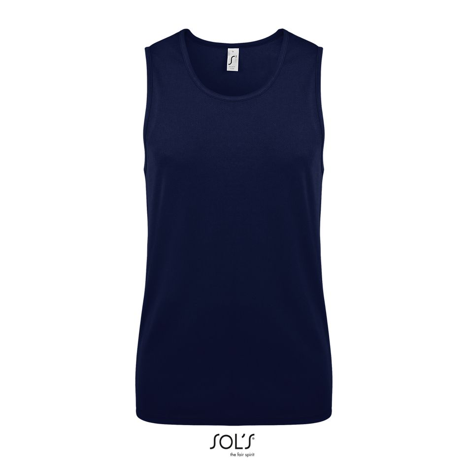 Camiseta De Tirantes De Deporte De Hombre SOL'S SPORTY TT MEN FRENCH MARINO