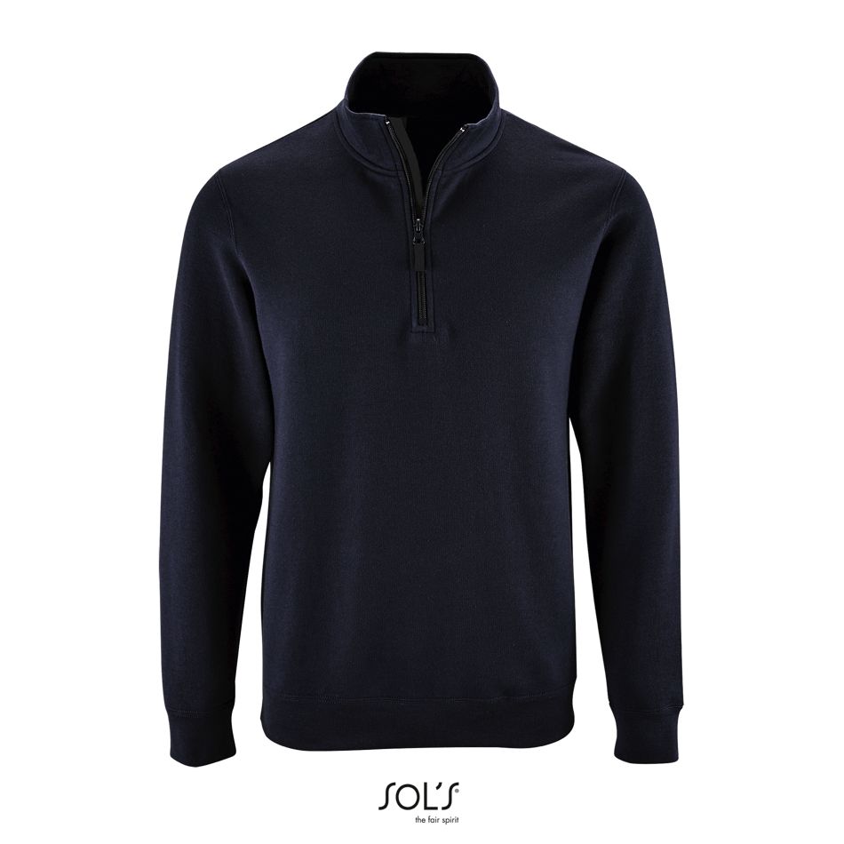 Sudadera De Hombre Con Cuello Con Cremallera SOL'S STAN FRENCH MARINO