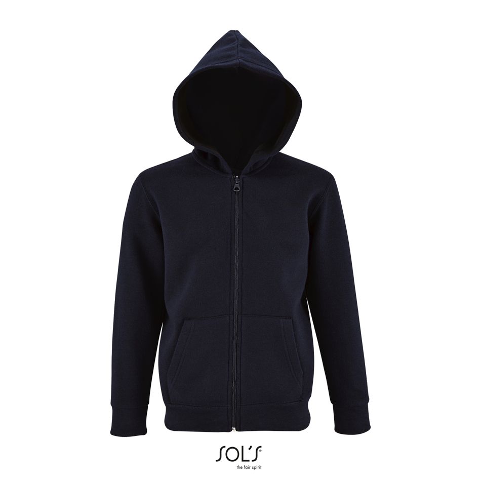 Sudadera Con Cremallera Y Capucha SOL'S STONE KIDS FRENCH MARINO