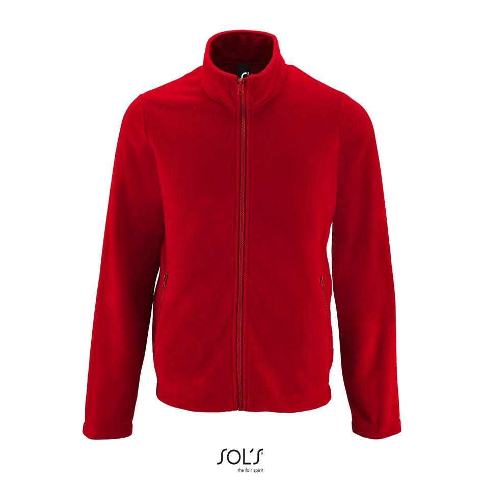Chaqueta Polar Lisa De Hombre SOL'S NORMAN MEN ROJO