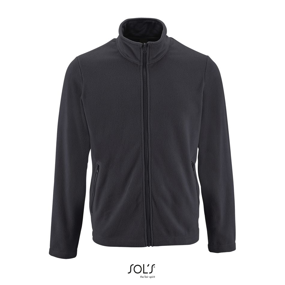 Chaqueta Polar Lisa De Hombre SOL'S NORMAN MEN ANTRACITA