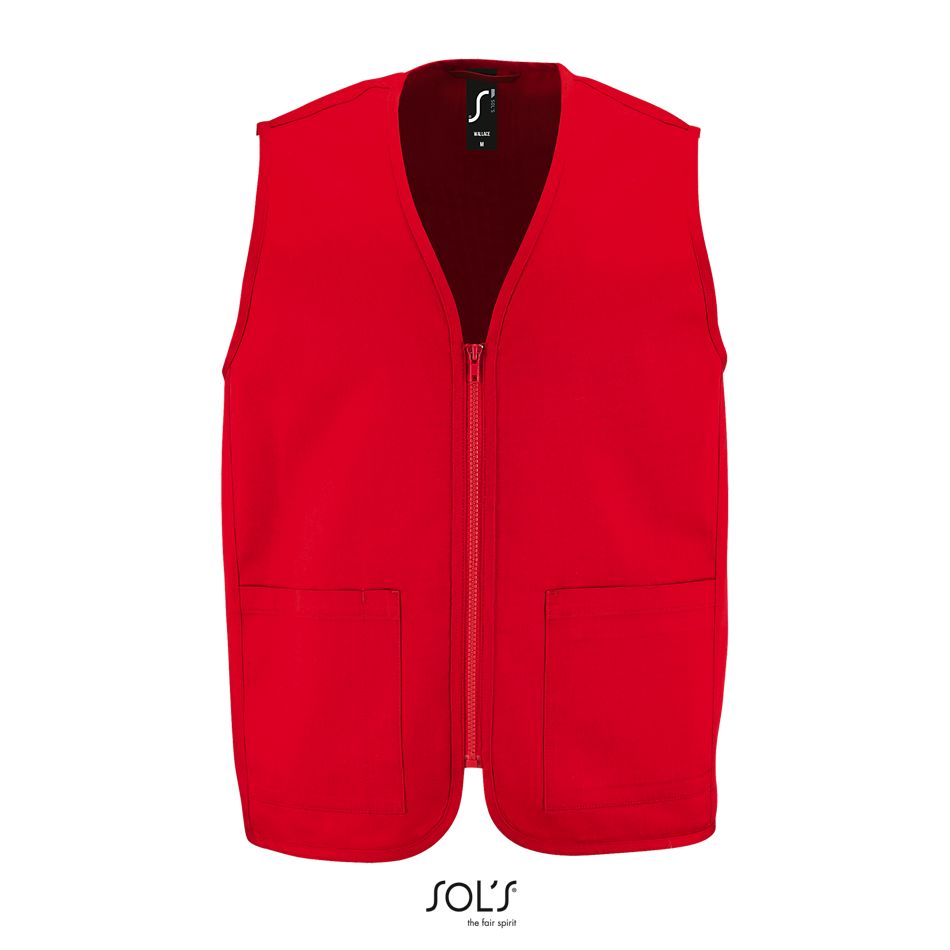 Chaleco Unisex SOL'S WALLACE ROJO
