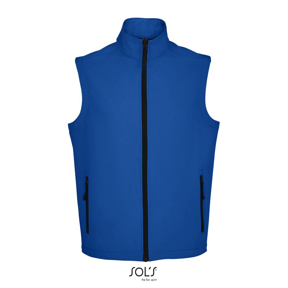 Chaleco Softshell Para Hombre SOL'S RACE BW MEN AZUL ROYAL