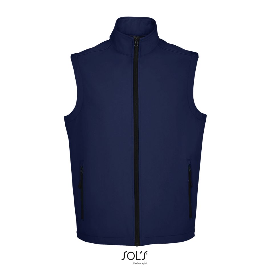 Chaleco Softshell Para Hombre SOL'S RACE BW MEN FRENCH MARINO