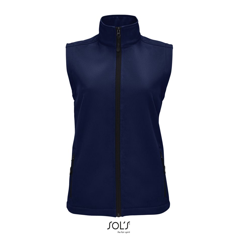 Chaleco Softshell Para Mujer SOL'S RACE BW WOMEN FRENCH MARINO