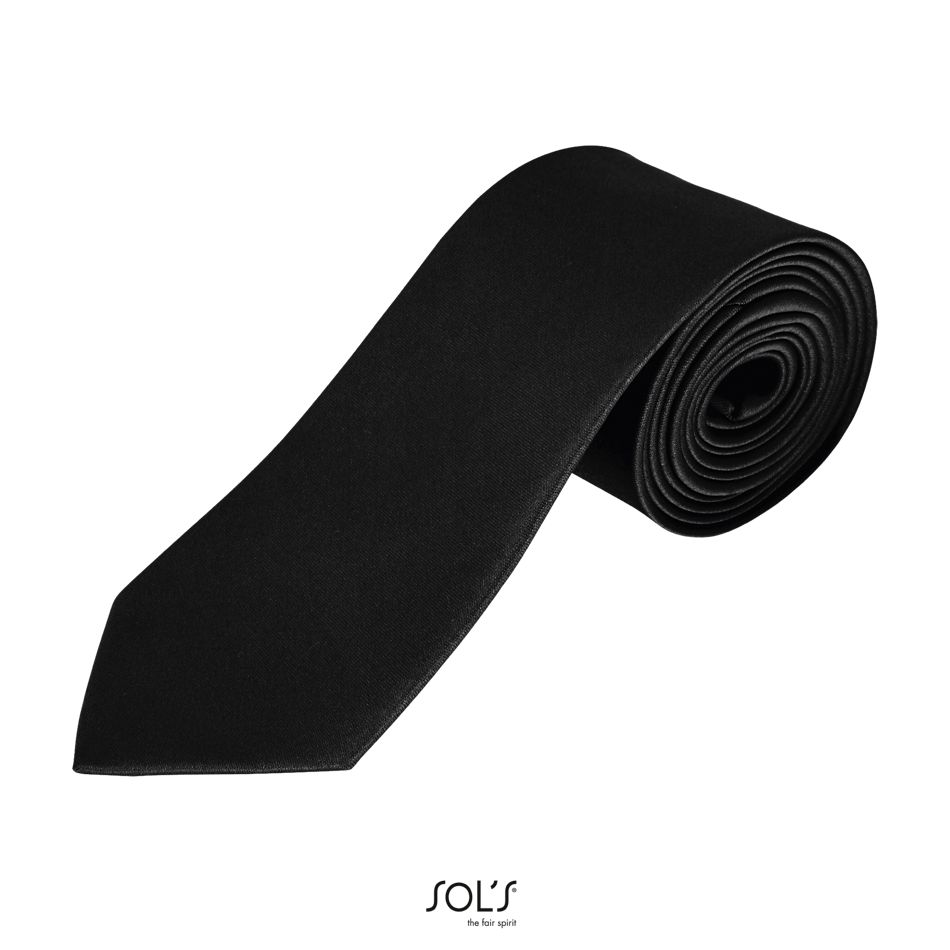 Corbata De Poliéster Satinado SOL'S GARNER NEGRO