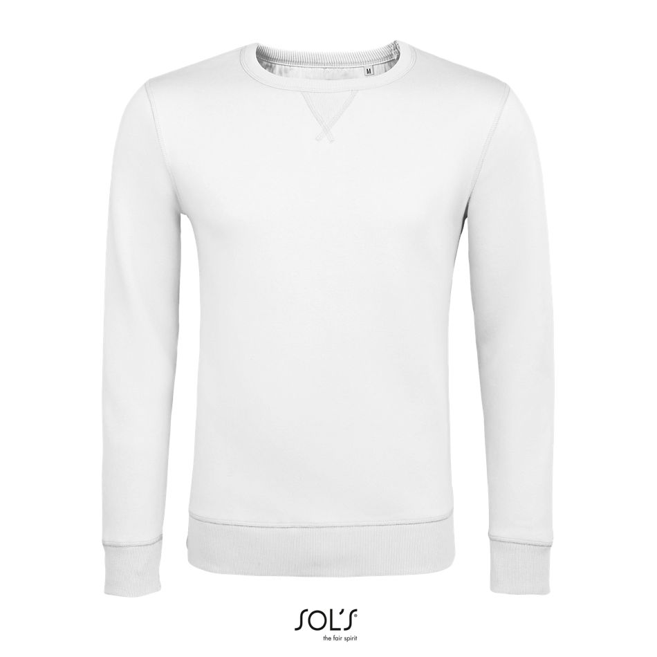 Sudadera De Cuello Redondo SOL'S SULLY BLANCO