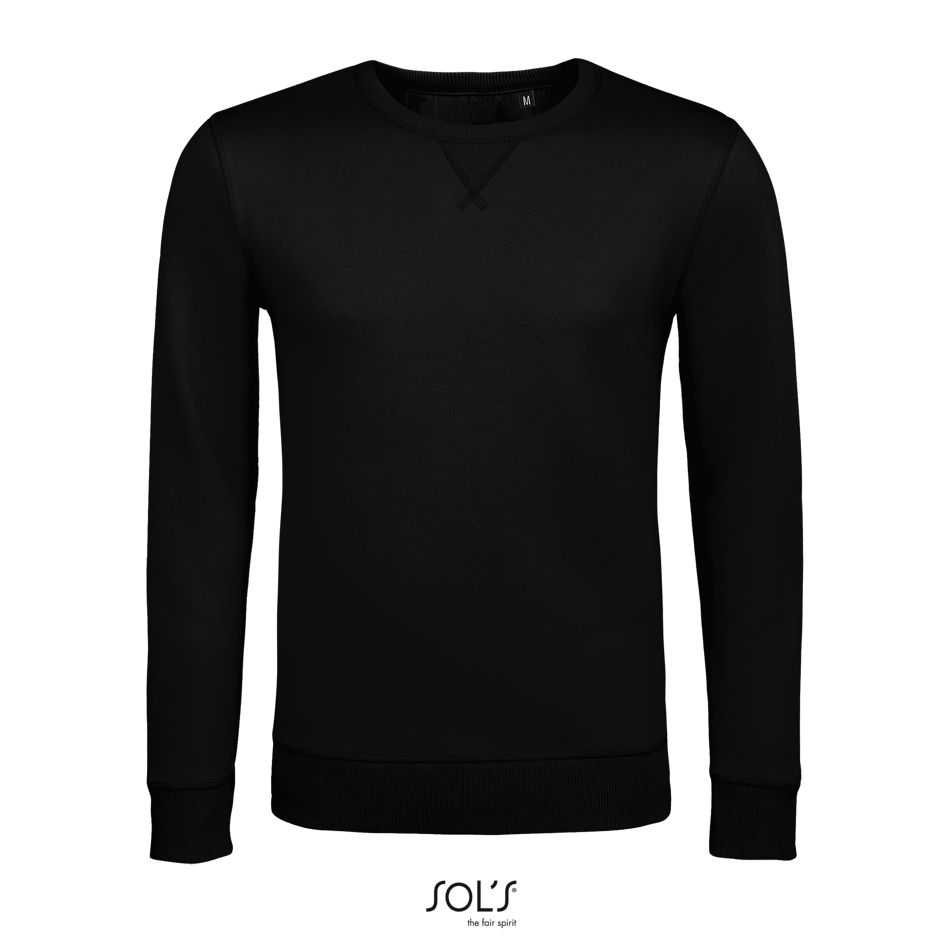 Sudadera De Cuello Redondo SOL'S SULLY NEGRO