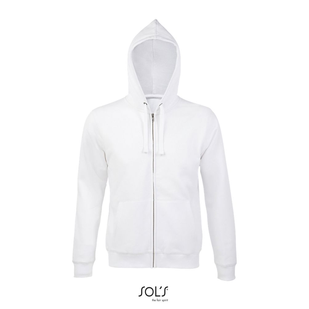 Sudadera Con Cremallera Y Capucha De Hombre SOL'S SPIKE MEN BLANCO