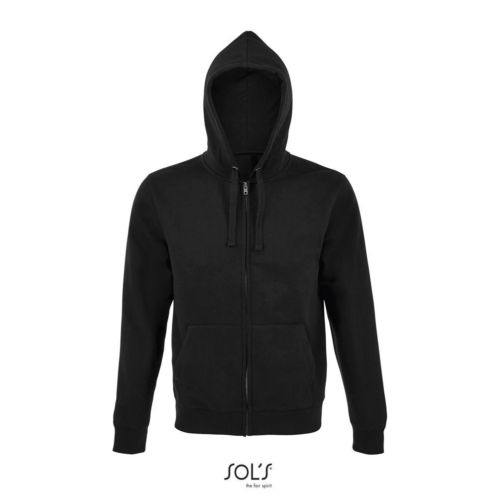 Sudadera Con Cremallera Y Capucha De Hombre SOL'S SPIKE MEN NEGRO