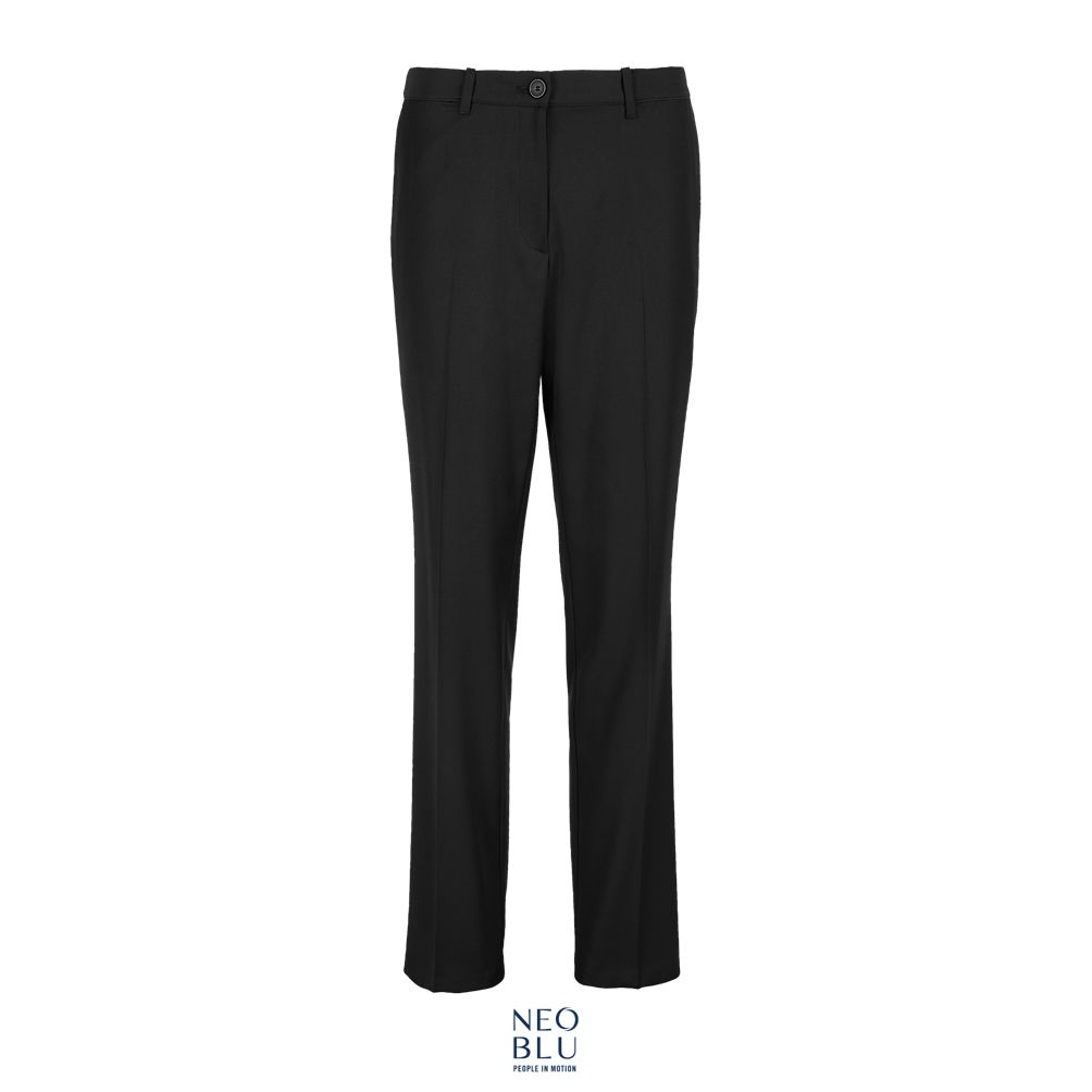 Pantalones De Traje Mujer Con Cintura Elástica NEOBLU GABIN WOMEN NEGRO PROFUNDO