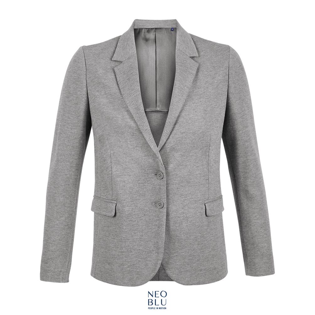 Blazer Piqué Mujer NEOBLU MARCEL WOMEN GRIS MEZCLA