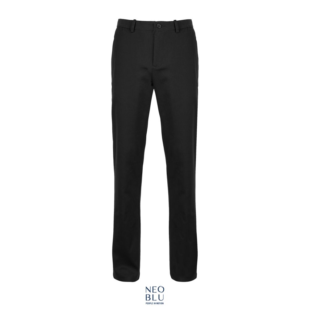Pantalones Chinos Hombre Con Cintura Elástica NEOBLU GUSTAVE MEN NEGRO PROFUNDO