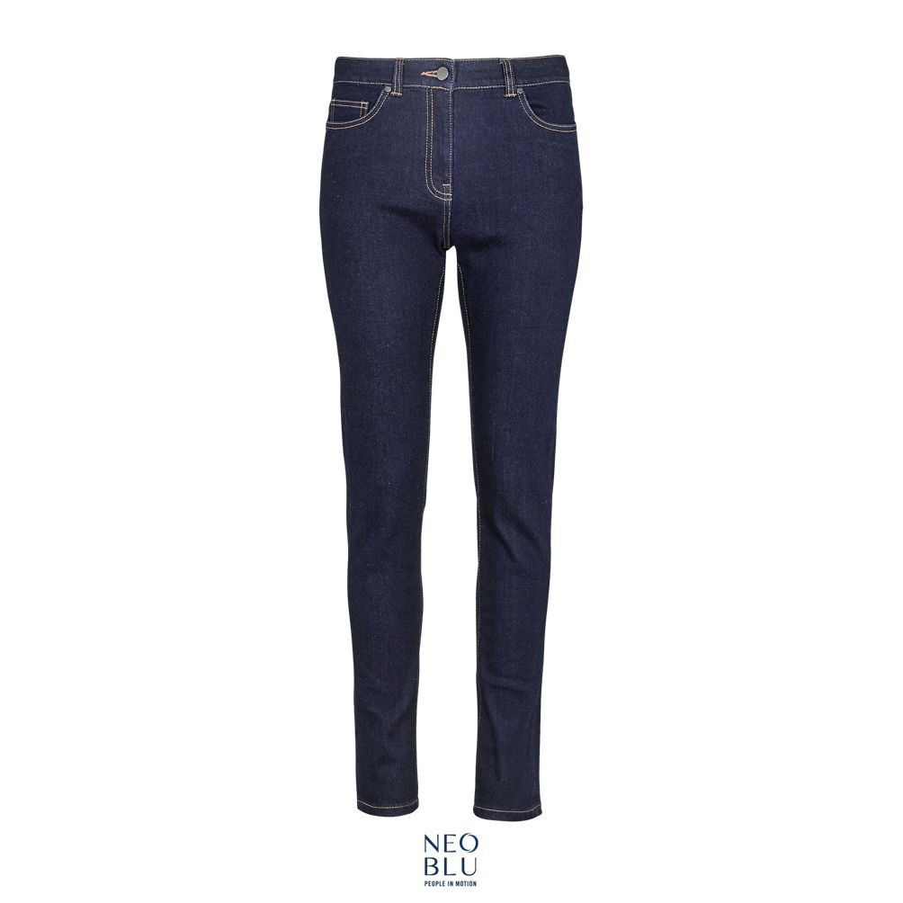 Vaqueros Mujer Stretch Corte Ajustado NEOBLU GASPARD WOMEN Brut denim