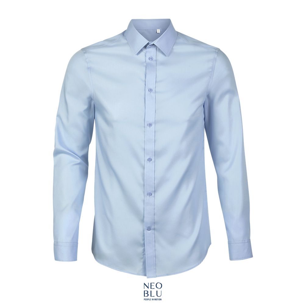 Camisa Hombre Sin Planchado NEOBLU BLAISE MEN Azul claro