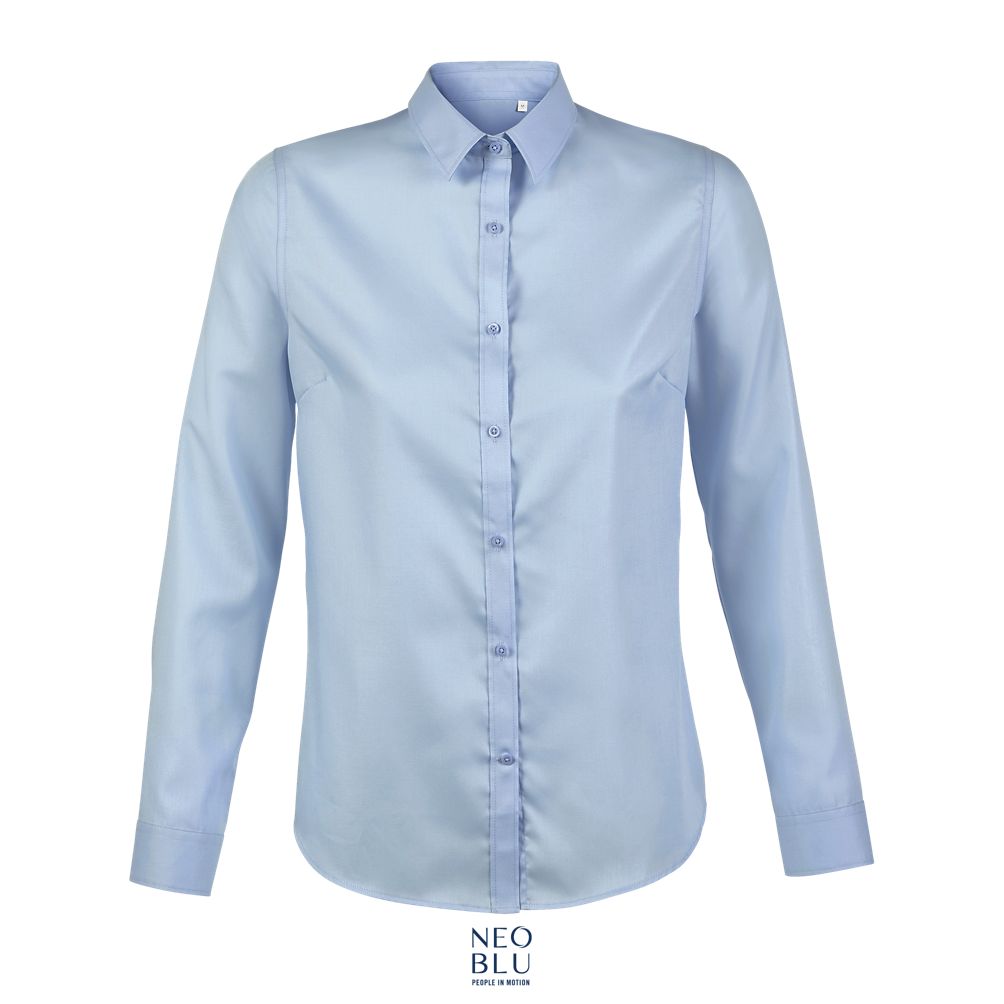 Camisa Mujer Sin Planchado NEOBLU BLAISE WOMEN Azul claro