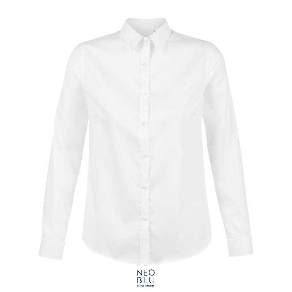 Camisa Mujer Sin Planchado NEOBLU BLAISE WOMEN Blanco Óptimo