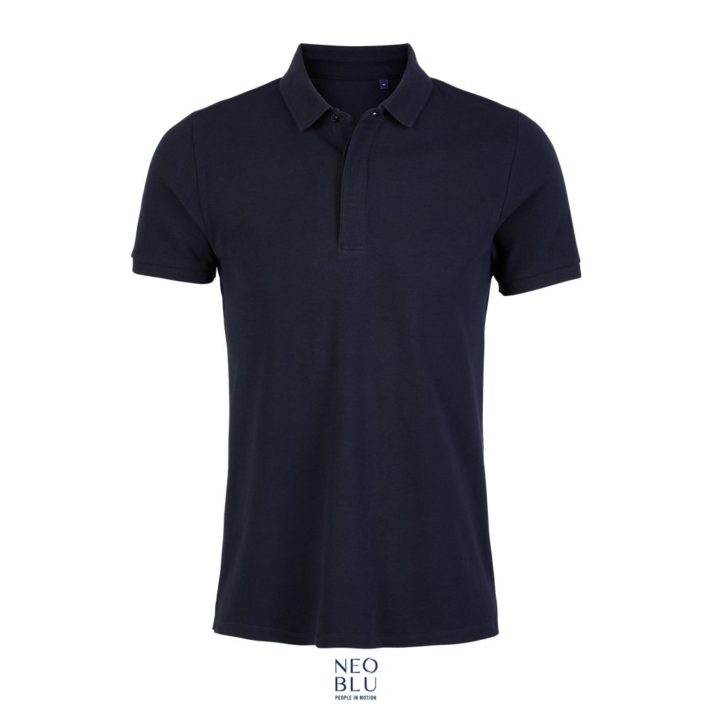 Polo Piqué Hombre Con Tapeta Oculta NEOBLU OWEN MEN Noche