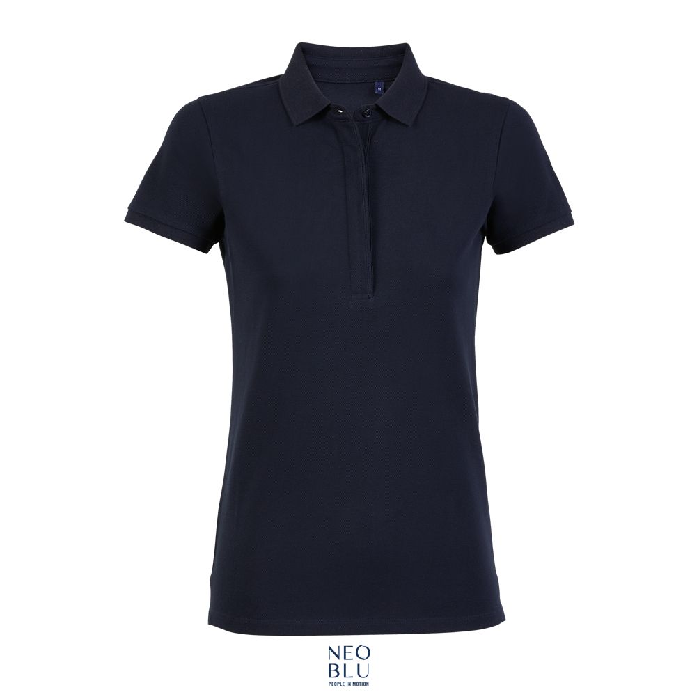 Polo Piqué Mujer Con Tapeta Oculta NEOBLU OWEN WOMEN Noche
