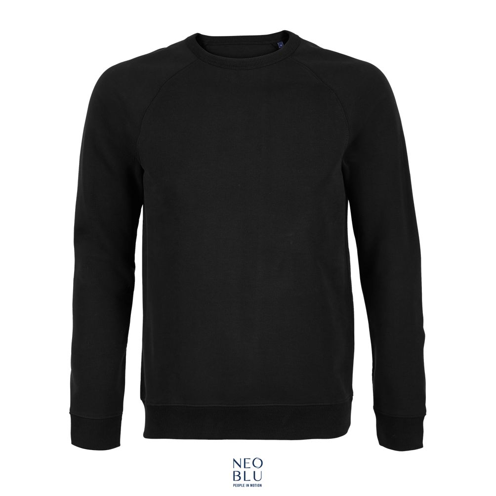 Sudadera Hombre De French Terry Con Cuello Redondo NEOBLU NELSON MEN NEGRO PROFUNDO