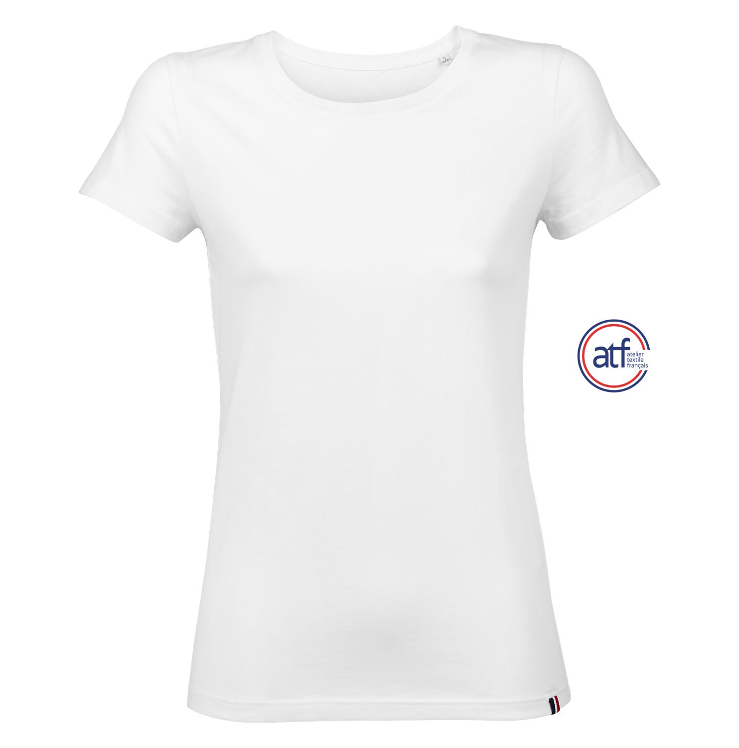 Camiseta Mujer Cuello Redondo Made In France ATF LOLA BLANCO