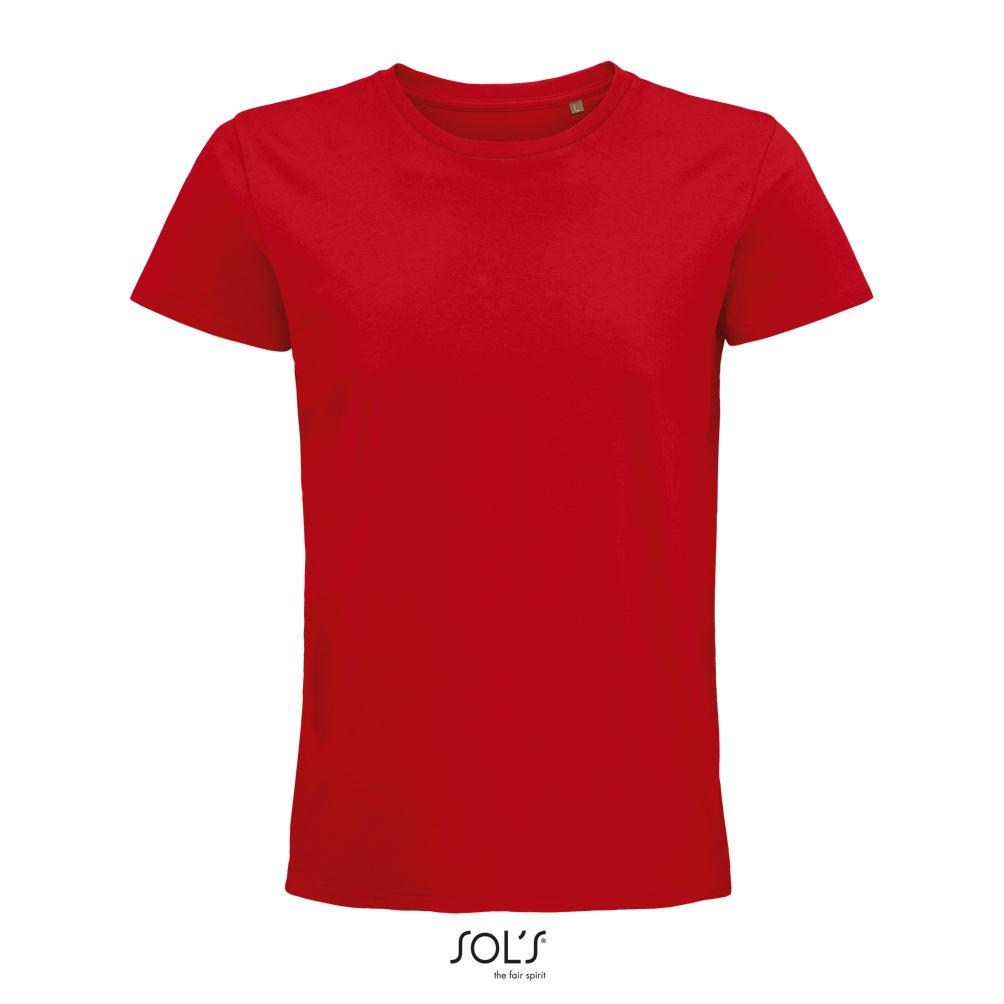 Camiseta Hombre Ajustada De Punto Liso Y Cuello Redondo SOL'S PIONEER MEN ROJO