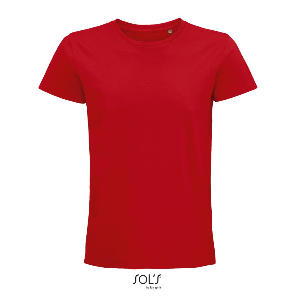 Camiseta Hombre Ajustada De Punto Liso Y Cuello Redondo SOL'S PIONEER MEN Rojo vivo