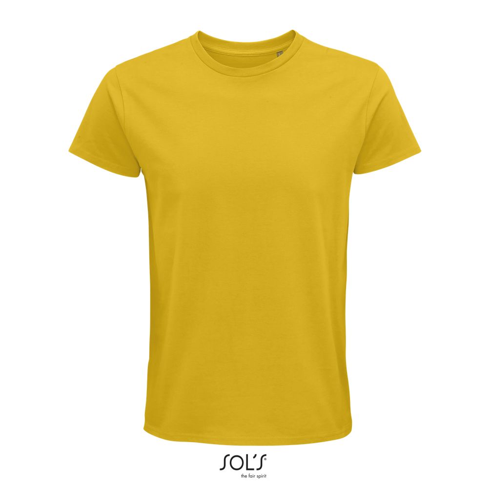 Camiseta Hombre Ajustada De Punto Liso Y Cuello Redondo SOL'S PIONEER MEN AMARILLO