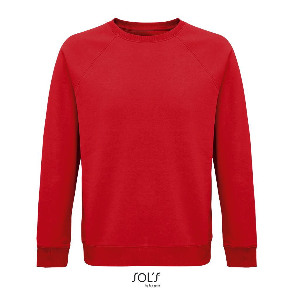 Sudadera Unisex De Cuello Redondo SOL'S SPACE ROJO