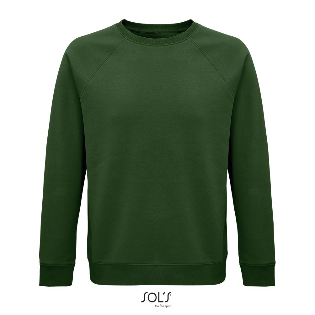 Sudadera Unisex De Cuello Redondo SOL'S SPACE VERDE BOTELLA