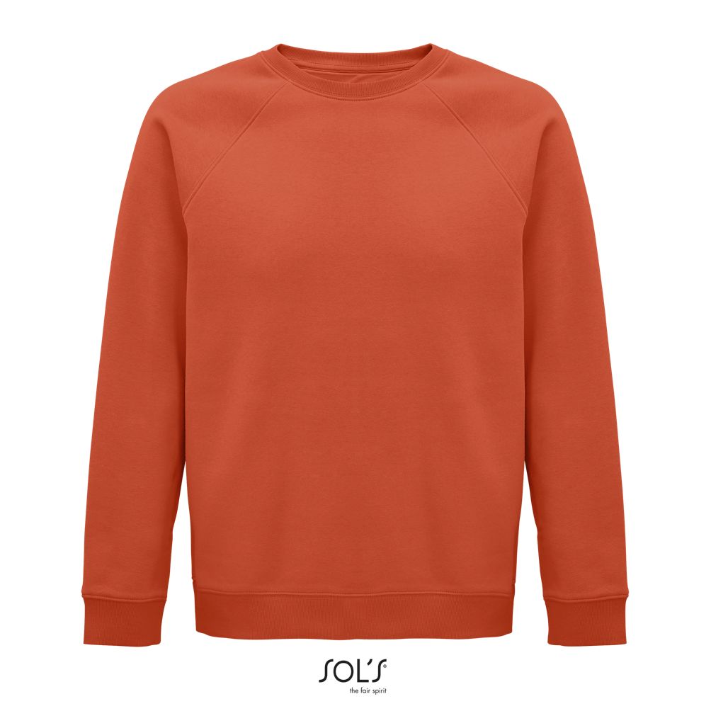 Sudadera Unisex De Cuello Redondo SOL'S SPACE Naranja tostado