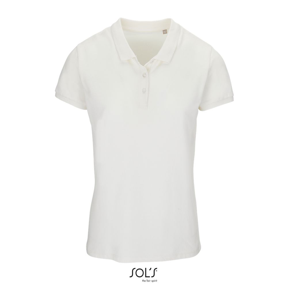 Polo Mujer SOL'S PLANET WOMEN Blanco crema