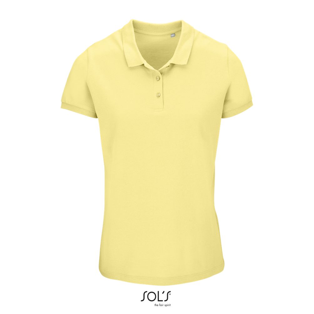 Polo Mujer SOL'S PLANET WOMEN Amarillo Claro