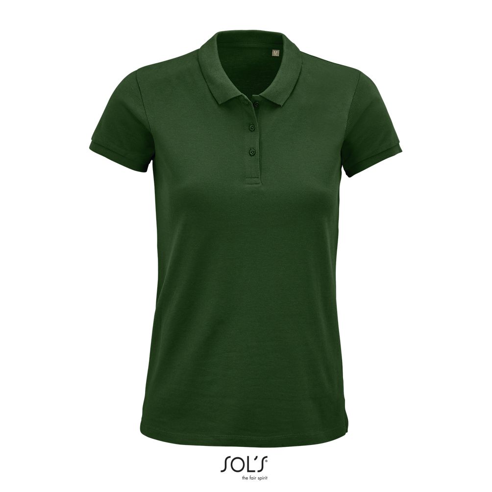 Polo Mujer SOL'S PLANET WOMEN VERDE BOTELLA