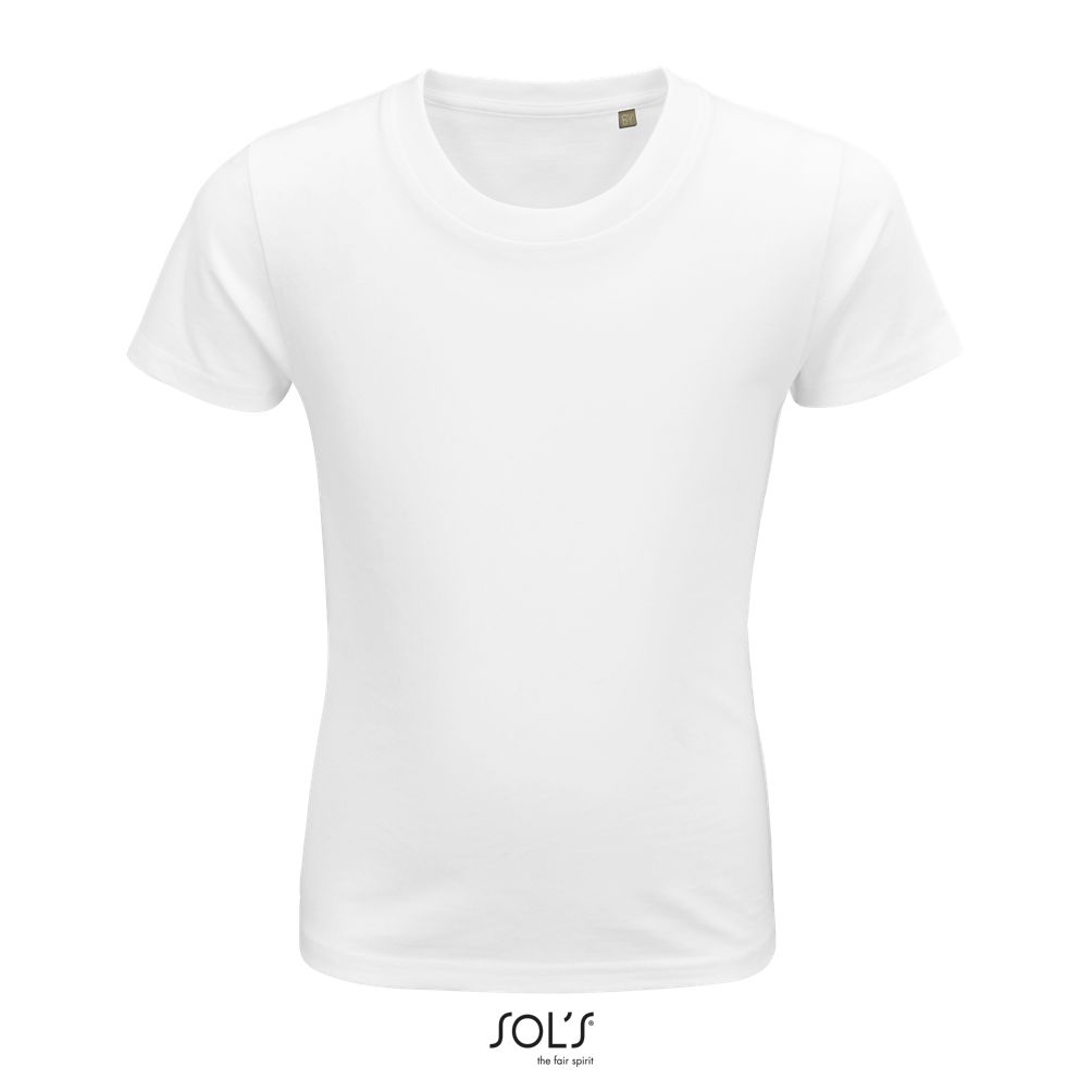 Camiseta Ajustada De Cuello Redondo Para Niños SOL'S PIONEER KIDS BLANCO