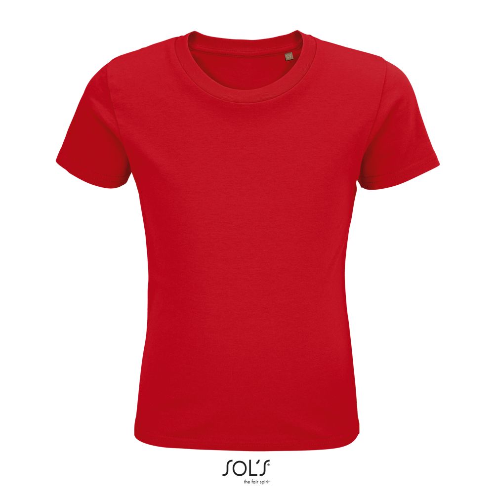 Camiseta Ajustada De Cuello Redondo Para Niños SOL'S PIONEER KIDS ROJO