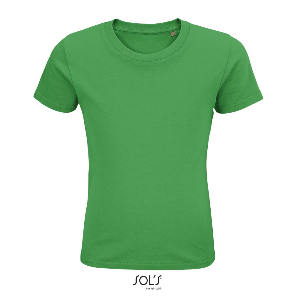 Camiseta Ajustada De Cuello Redondo Para Niños SOL'S PIONEER KIDS VERDE PRADERA